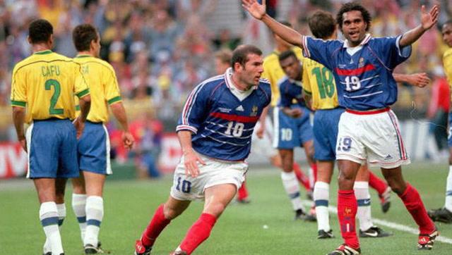 巴西vs法国98世界杯